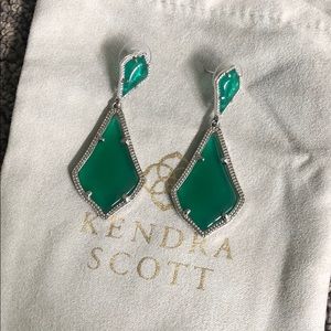 Kendra Scott - green earrings